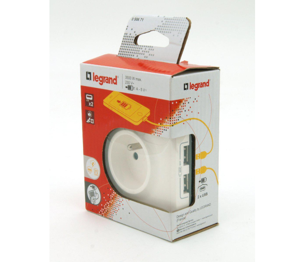 Gniazdo Elektryczne z ładowarka USB LEGRAND - 1386498 - zdjęcie 2
